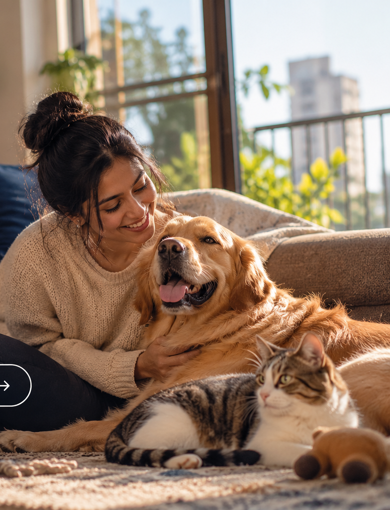 Pet enjoying a welcoming homestay